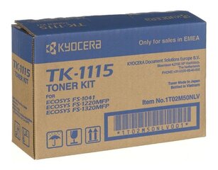 Toner Kyocera 1T02M50NLV (original ; 1 600 pages; black) hinta ja tiedot | Laserkasetit | hobbyhall.fi