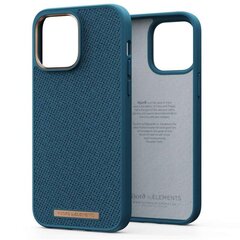 Njord byElements Fabric Tonal iPhone 14 Pro Max -puhelinkuoret, sininen hinta ja tiedot | Njord Matkapuhelimet ja tarvikkeet | hobbyhall.fi