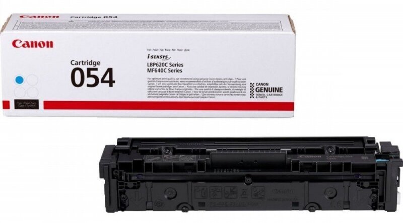 Canon 054 Toner cartridge, Cyan hinta ja tiedot | Laserkasetit | hobbyhall.fi