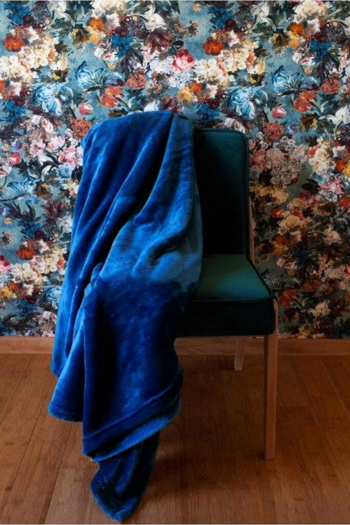 Sininen koristepeitto, 130x170 cm hinta ja tiedot | Päiväpeitot ja huovat | hobbyhall.fi