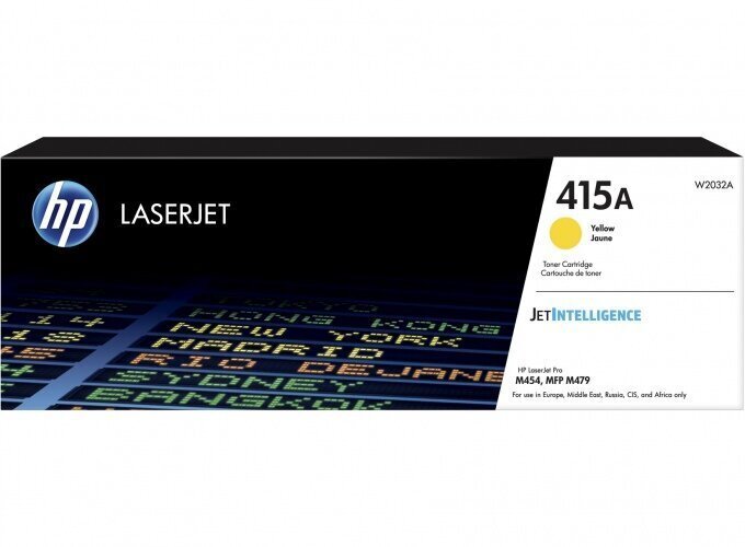 HP 415A Yellow LaserJet Toner Cartridge hinta ja tiedot | Laserkasetit | hobbyhall.fi