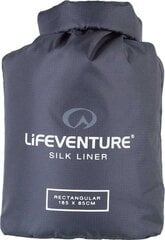 Lifeventure Silk Makuupussin sisäpussi harmaa hinta ja tiedot | Lifeventure Urheilu ja vapaa-aika | hobbyhall.fi