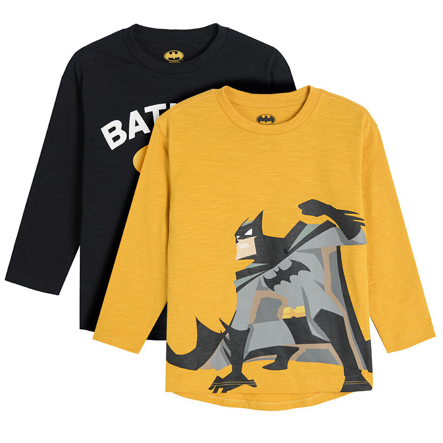 Cool Club pitkähihainen paita Batman, 2 kpl, LCB2510678-00 hinta ja tiedot | Poikien paidat | hobbyhall.fi