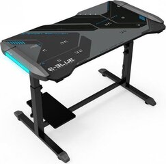 Pelipöytä E-Blue EGT574, musta hinta ja tiedot | Tietokonepöydät ja työpöydät | hobbyhall.fi