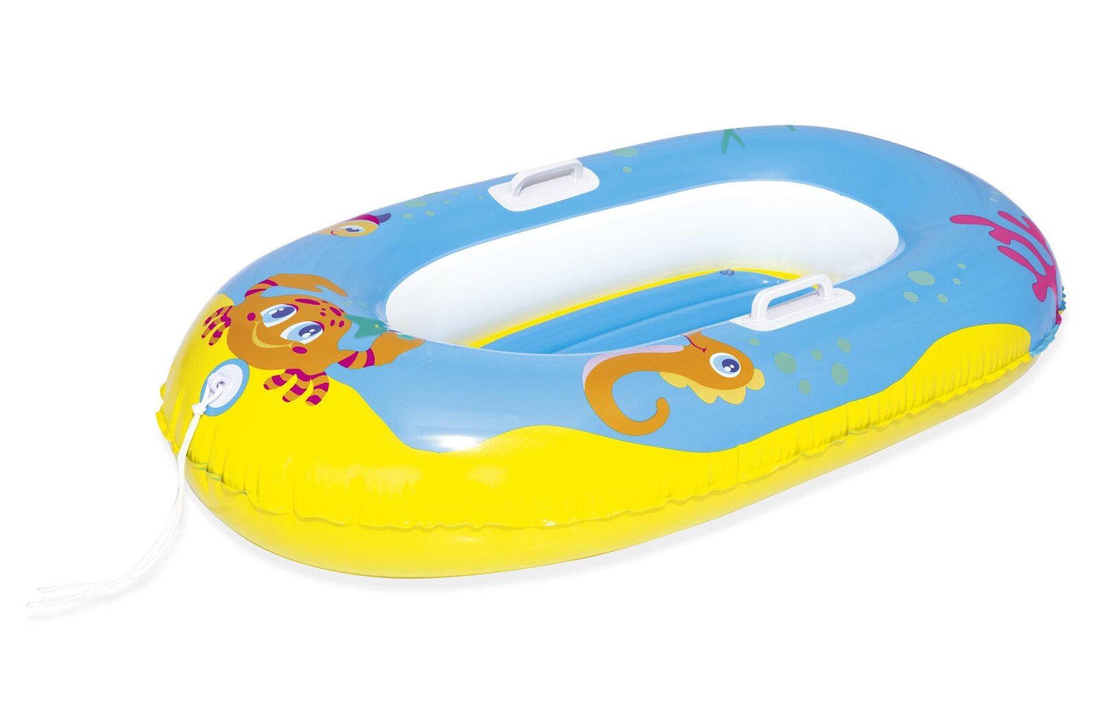 Lasten kumivene Bestway Happy Crustacean, 119x79 cm hinta ja tiedot | Puhallettavat vesilelut ja uima-asusteet | hobbyhall.fi