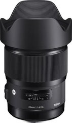 Sigma 20mm f/1.4 DG HSM Art -objektiivi Nikonin valokuvaamiseen hinta ja tiedot | Objektiivit | hobbyhall.fi