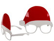 Christmas Planet joulupukin lasit ja hattu