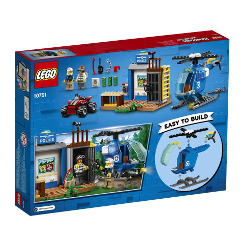 10751 LEGO® City Vuoristopoliisin takaa-ajo hinta ja tiedot | LEGOT ja rakennuslelut | hobbyhall.fi