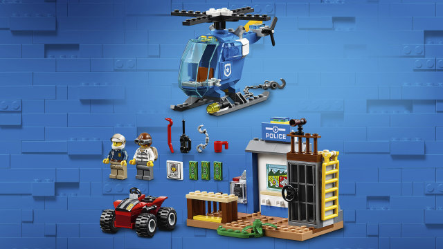 10751 LEGO® City Vuoristopoliisin takaa-ajo hinta ja tiedot | LEGOT ja rakennuslelut | hobbyhall.fi
