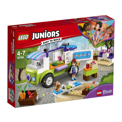 10749 LEGO® JUNIORIT Mia Luomuruokamarkkinat hinta ja tiedot | LEGOT ja rakennuslelut | hobbyhall.fi