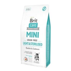 Brit Care Mini Light & Sterilised -täysravinto pienten rotujen ylipainoisille ja steriloiduille koirille, 7 kg hinta ja tiedot | Koiran kuivaruoka | hobbyhall.fi