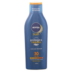 Protege & Hydrate Nivea SPF 30, 200 ml hinta ja tiedot | Aurinkovoiteet | hobbyhall.fi