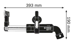 Bosch GDE16 - Pölyn imurijärjestelmä. Plus Professional (1.600.A00.15Z) hinta ja tiedot | Iskuporakoneet | hobbyhall.fi