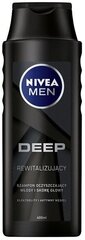 Nivea Deep Revitalizing shampoo miehille, 400 ml hinta ja tiedot | Nivea Hiustenhoitotuotteet | hobbyhall.fi