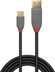 Lindy USB-A - USB-C 3 m 36888 hinta ja tiedot | Puhelinkaapelit | hobbyhall.fi