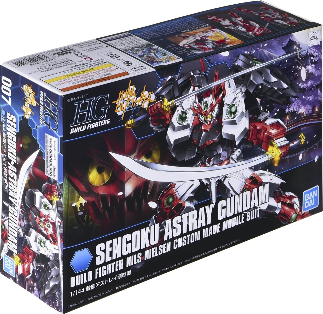 Bandai - HGBF Sengoku Astray Gundam, 1/144, 57719 hinta ja tiedot | Kehittävät lelut | hobbyhall.fi