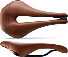 Selle Italia Novus Boost Gravel Heritage Superflow L polkupyörän istuin, ruskea hinta ja tiedot | Polkupyörän satulat ja satulanpäälliset | hobbyhall.fi