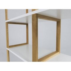 Art Shelf 2324 - 001 -hylly 2x4, tammi/valkoinen hinta ja tiedot | Hyllyt | hobbyhall.fi