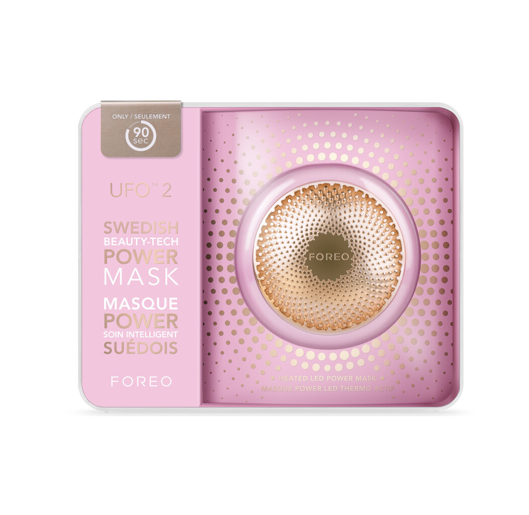 Foreo UFO 2 Power Mask -aktivointilaite kasvonaamiolle, Pearl Pink hinta ja tiedot | Kasvojenhoitolaitteet | hobbyhall.fi