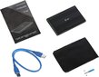 I-tec MySafe AluBasic 2,5 tuuman USB 3.0 Sata I/II/III HDD SSD musta hinta ja tiedot | USB-sovittimet äänentoistoon | hobbyhall.fi