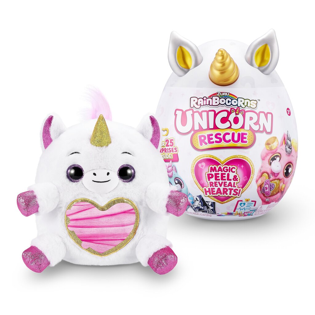 Pehmolelu tarvikkeineen Unicorn Rescue Rainbocorns hinta ja tiedot | Tyttöjen lelut | hobbyhall.fi