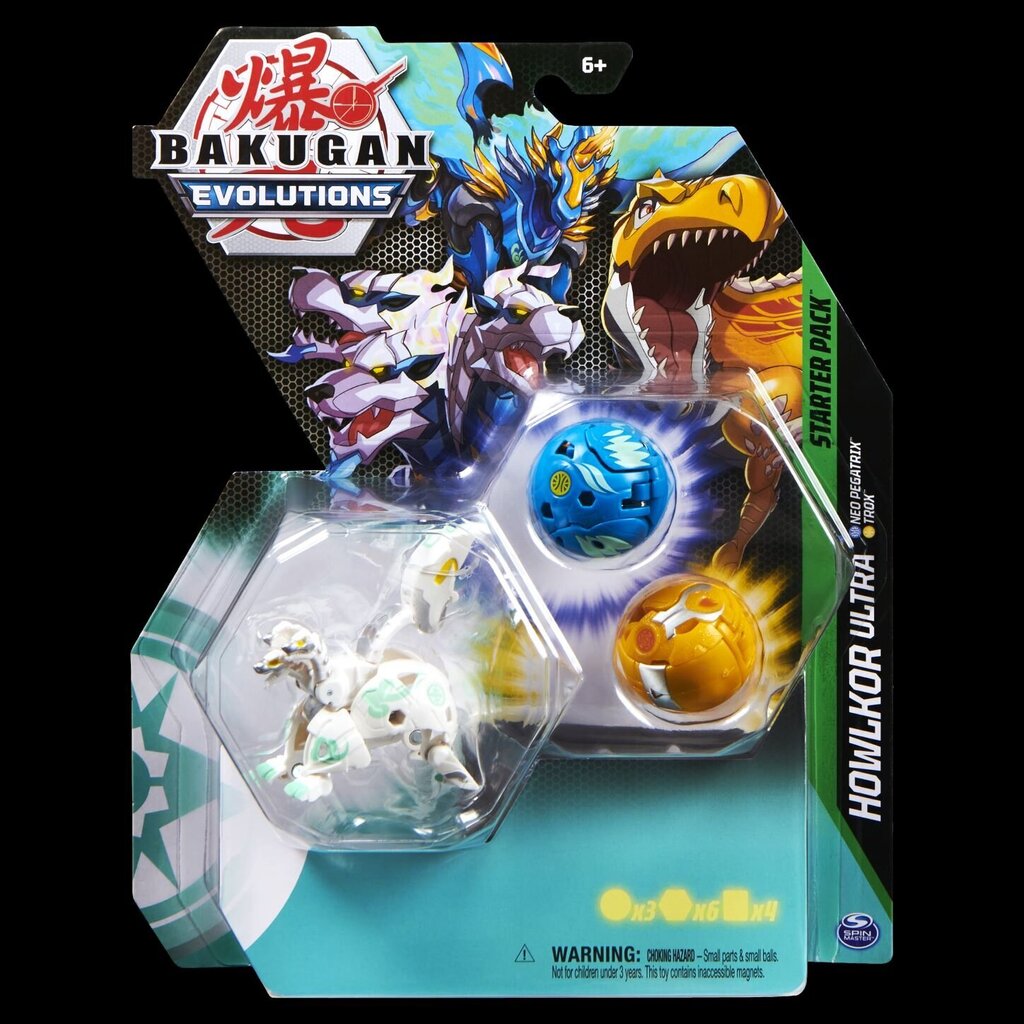 Bakugan Evoliutions -aloituspakkaus hinta ja tiedot | Poikien lelut | hobbyhall.fi