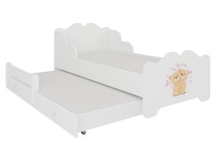 Lasten sänky Ximena II Bears 160x80cm + Patja hinta ja tiedot | ADRK Furniture Huonekalut ja sisustus | hobbyhall.fi