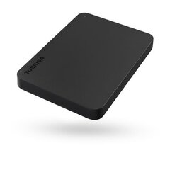 Ulkoinen kovalevy Toshiba Canvio Basics 2,5 '' 1 Tt USB 3.0, musta hinta ja tiedot | Ulkoiset kovalevyt | hobbyhall.fi