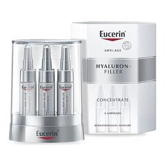 Eucerin Hyaluron - Filler 3x Effect Serum Concentrate Set Voimakas ryppyjä estävä kasvoseerumi , 6 x 5 ml hinta ja tiedot | Kasvoöljyt ja seerumit | hobbyhall.fi