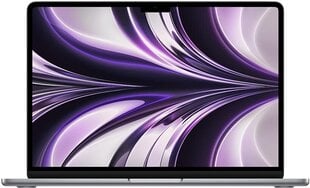 Apple MacBook Air 13” M2 8C CPU, 10C 8GB/512GB Space Grey RUS MLXX3RU/A hinta ja tiedot | Kannettavat tietokoneet | hobbyhall.fi