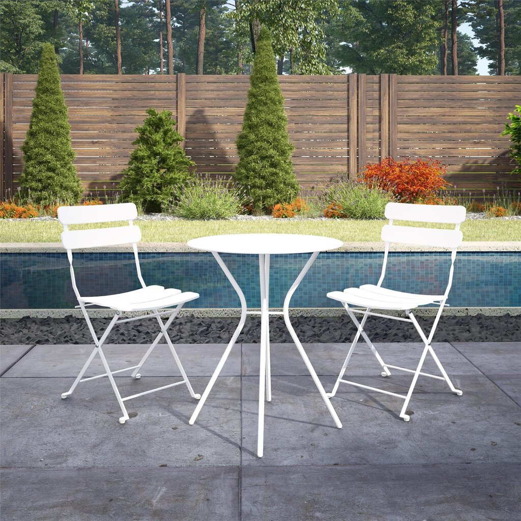 Dorel Home Outdoor Living -ulkokalusteet, valkoinen hinta ja tiedot | Puutarhakalusteet | hobbyhall.fi