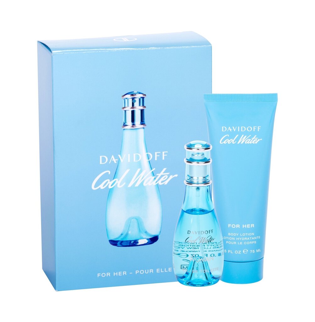 Davidoff Cool Water EDT lahjapakkaus naiselle 30 ml hinta ja tiedot | Naisten hajuvedet | hobbyhall.fi