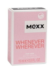 Mexx Whenever Wherever EDT naiselle 15 ml hinta ja tiedot | Naisten hajuvedet | hobbyhall.fi