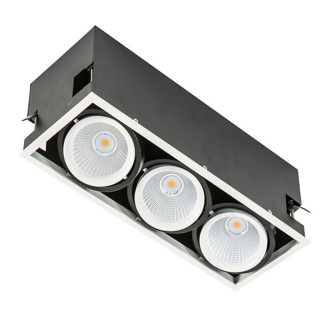 Upotettava valaisin Italux Vertico Triple GL7108-3/3X18W3000KWH+BL hinta ja tiedot | Upotettavat valaisimet ja LED-valaisimet | hobbyhall.fi