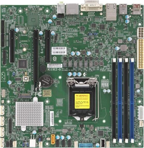 Supermicro X11SCZ-Q Intel Q370 LGA 1151 (Socket H4) micro ATX hinta ja tiedot | Emolevyt | hobbyhall.fi