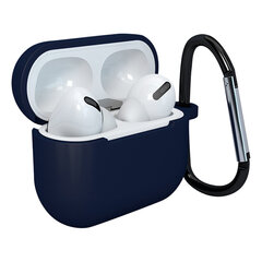Apple AirPods 3 pehmeä silikoninen kuulokekotelo + pidike, musta, kotelo D hinta ja tiedot | Kuulokkeet | hobbyhall.fi
