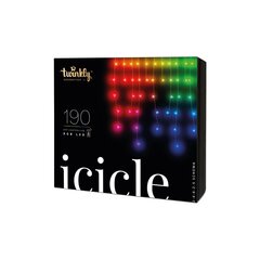 TWINKLY Icicle 190 (TWI190STP-TEU) Intelligent LED Lights 190 LED RGB 5x0,7 m hinta ja tiedot | Jouluvalot | hobbyhall.fi