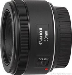 Objektiivi Canon EF 50mm f / 1.8 STM, musta hinta ja tiedot | Objektiivit | hobbyhall.fi