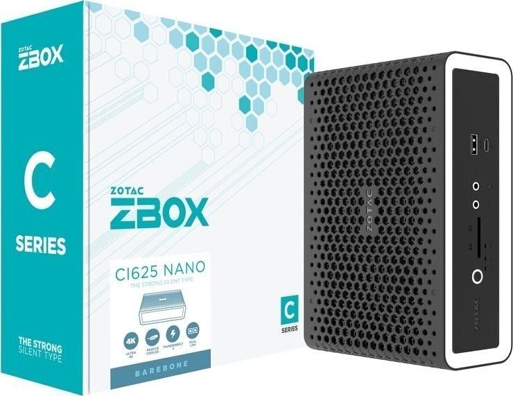 Mini-PC ZBOX-CI625NANO-BE hinta ja tiedot | Pöytätietokoneet | hobbyhall.fi