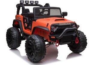 Yksipaikkainen sähköauto lapsille JEEP JC666, oranssi hinta ja tiedot | Lasten sähköautot | hobbyhall.fi