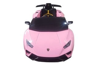 Lamborghini Huracan yksipaikkainen sähköauto lapsille, vaaleanpunainen hinta ja tiedot | Lasten sähköautot | hobbyhall.fi