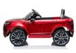 Kaksipaikkainen sähköauto Lean Range Rover Evoque, punainen hinta ja tiedot | Lasten sähköautot | hobbyhall.fi