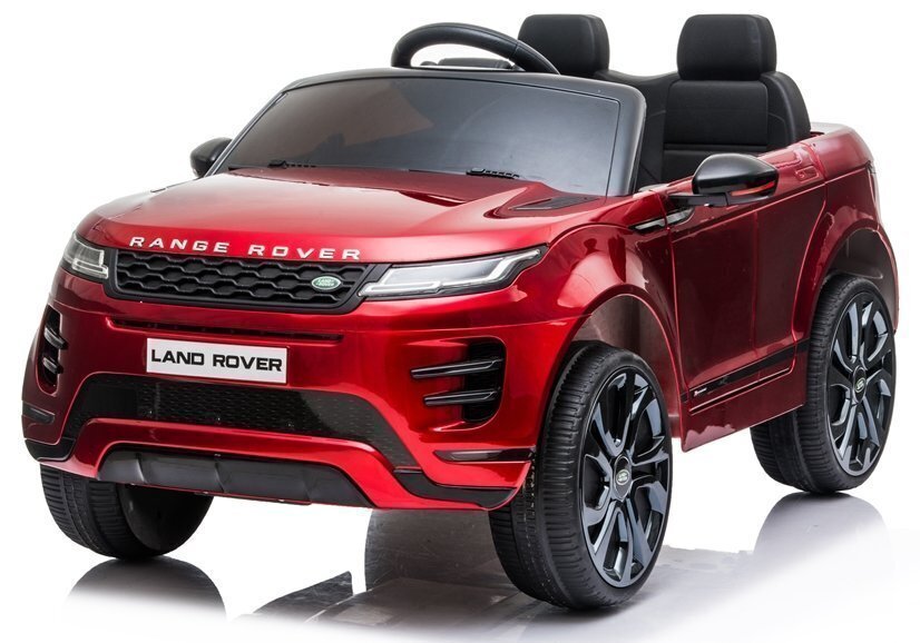 Kaksipaikkainen sähköauto Lean Range Rover Evoque, punainen hinta ja tiedot | Lasten sähköautot | hobbyhall.fi