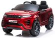 Kaksipaikkainen sähköauto Lean Range Rover Evoque, punainen hinta ja tiedot | Lasten sähköautot | hobbyhall.fi