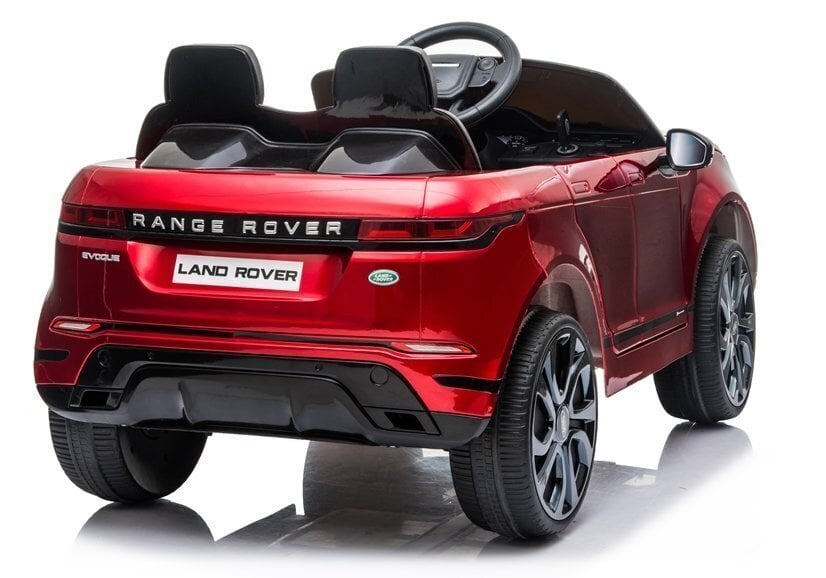 Kaksipaikkainen sähköauto Lean Range Rover Evoque, punainen hinta ja tiedot | Lasten sähköautot | hobbyhall.fi