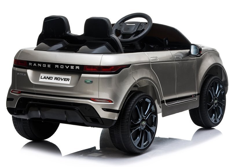 Kaksipaikkainen sähköauto Lean Range Rover Evoque, hopeinen hinta ja tiedot | Lasten sähköautot | hobbyhall.fi