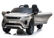 Kaksipaikkainen sähköauto Lean Range Rover Evoque, hopeinen hinta ja tiedot | Lasten sähköautot | hobbyhall.fi