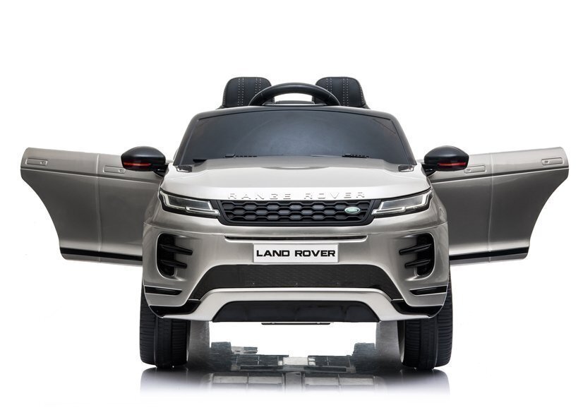 Kaksipaikkainen sähköauto Lean Range Rover Evoque, hopeinen hinta ja tiedot | Lasten sähköautot | hobbyhall.fi