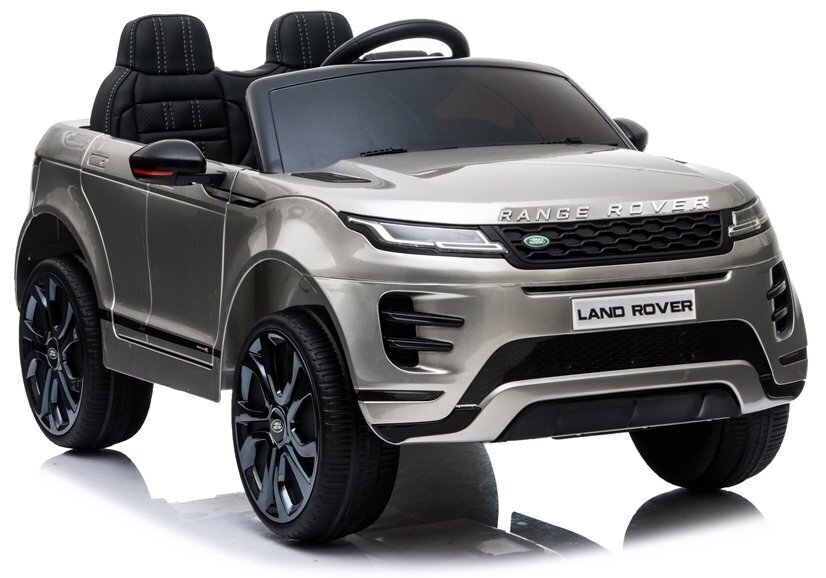 Kaksipaikkainen sähköauto Lean Range Rover Evoque, hopeinen hinta ja tiedot | Lasten sähköautot | hobbyhall.fi