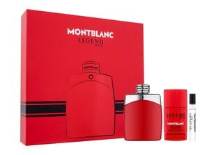 Mont Blanc Legend Red setti miehille: Hajuvesi EDP 100 + 7,5 ml + Tikkudeodorantti 75 g hinta ja tiedot | Mont Blanc Hajuvedet ja tuoksut | hobbyhall.fi